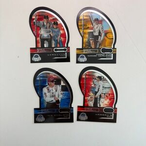 4 Dale Jarrett 2002 Press Pass Eclipse Racing Champions Die-Cut NASCAR Cards Lot